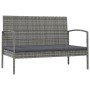 Garden furniture set 8 pieces and gray synthetic rattan cushions by vidaXL, Garden sets - Ref: Foro24-3095967, Price: 470,18 ...