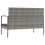 8-teiliges Gartenmöbel-Set und Kissen synthetisches Rattangrau von vidaXL, Gartensets - Ref: Foro24-3095967, Preis: 470,18 €,...