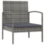 Garden furniture set 8 pieces and gray synthetic rattan cushions by vidaXL, Garden sets - Ref: Foro24-3095967, Price: 470,18 ...