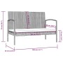 Garden furniture set 8 pieces and gray synthetic rattan cushions by vidaXL, Garden sets - Ref: Foro24-3095967, Price: 470,18 ...