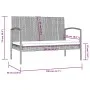 Garden furniture set 8 pieces and gray synthetic rattan cushions by vidaXL, Garden sets - Ref: Foro24-3095967, Price: 464,94 ...