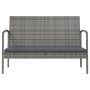 16-piece garden furniture set and gray synthetic rattan cushions by vidaXL, Garden sets - Ref: Foro24-3095968, Price: 921,94 ...