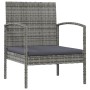 16-piece garden furniture set and gray synthetic rattan cushions by vidaXL, Garden sets - Ref: Foro24-3095968, Price: 921,94 ...