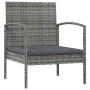 16-piece garden furniture set and gray synthetic rattan cushions by vidaXL, Garden sets - Ref: Foro24-3095968, Price: 910,90 ...