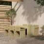 7-teiliges Garten-Esszimmerset imprägniertes Kiefernholz von vidaXL, Gartensets - Ref: Foro24-3096615, Preis: 672,37 €, Rabat...