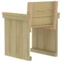 Set de comedor de jardín 7 piezas madera pino impregnada de vidaXL, Conjuntos de jardín - Ref: Foro24-3096615, Precio: 672,37...