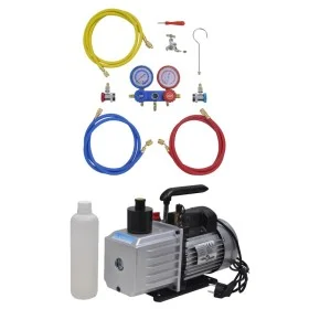 Vakuumpumpe 100 L/min 2-Wege-Manometer-Werkzeugsatz von vidaXL, Zubehör für Klimaanlagen - Ref: Foro24-3100290, Preis: 309,61...