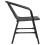 Garden chairs 4 units plastic rattan and steel 110 kg by vidaXL, Garden chairs - Ref: Foro24-3107703, Price: 230,59 €, Discou...