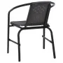 Garden chairs 4 units plastic rattan and steel 110 kg by vidaXL, Garden chairs - Ref: Foro24-3107703, Price: 230,59 €, Discou...