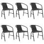 Gartenstühle 6 Stück Rattan Kunststoff und Stahl 110 kg von vidaXL, Gartenstühle - Ref: Foro24-3107704, Preis: 342,37 €, Raba...