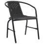 Gartenstühle 6 Stück Rattan Kunststoff und Stahl 110 kg von vidaXL, Gartenstühle - Ref: Foro24-3107704, Preis: 342,37 €, Raba...