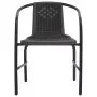 Gartenstühle 6 Stück Rattan Kunststoff und Stahl 110 kg von vidaXL, Gartenstühle - Ref: Foro24-3107704, Preis: 342,37 €, Raba...