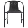 Gartenstühle 8 Stück Kunststoff Rattan und Stahl 110 kg von vidaXL, Gartenstühle - Ref: Foro24-3107705, Preis: 429,32 €, Raba...