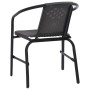 Gartenstühle 8 Stück Kunststoff Rattan und Stahl 110 kg von vidaXL, Gartenstühle - Ref: Foro24-3107705, Preis: 429,32 €, Raba...