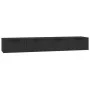 Armarios de pared 2 uds madera contrachapada negro 68x30x20 cm de vidaXL, Estantes y estanterías - Ref: Foro24-3115893, Preci...