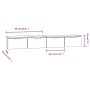 Wandschränke 2 Stück schwarzes Sperrholz 68x30x20 cm von vidaXL, Regale und Regale - Ref: Foro24-3115893, Preis: 126,78 €, Ra...