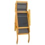 Garden chairs with footrest 2 pcs acacia wood and textilene by vidaXL, Loungers - Ref: Foro24-3120441, Price: 191,66 €, Disco...