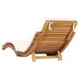 Sun loungers with cushions 2 units solid teak wood by vidaXL, Loungers - Ref: Foro24-3143633, Price: 366,81 €, Discount: %