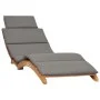 Sun loungers with cushions 2 units solid teak wood by vidaXL, Loungers - Ref: Foro24-3143634, Price: 395,00 €, Discount: %