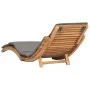 Sun loungers with cushions 2 units solid teak wood by vidaXL, Loungers - Ref: Foro24-3143634, Price: 395,00 €, Discount: %