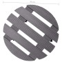 Plant stands with wheels 4 units gray WPC Ø30x7.5 cm by vidaXL, Pot stands - Ref: Foro24-3143924, Price: 65,19 €, Discount: %