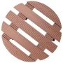 Ständer mit Rädern für Pflanzen 4 Stück braun WPC Ø30x7,5 cm von vidaXL, Topfständer - Ref: Foro24-3143925, Preis: 88,11 €, R...
