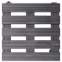 Pflanzenstützen mit Rädern 4 Stück grau WPC 30x30x7,5 cm von vidaXL, Topfständer - Ref: Foro24-3143926, Preis: 82,01 €, Rabat...