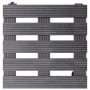 Plant supports with wheels 4 pcs gray WPC 30x30x7.5 cm by vidaXL, Pot stands - Ref: Foro24-3143926, Price: 81,52 €, Discount: %