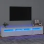 TV-Möbel mit LED-Lichtern weiß 210x35x40 cm von vidaXL, TV-Möbel - Ref: Foro24-3152730, Preis: 168,66 €, Rabatt: %