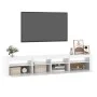 TV-Möbel mit LED-Lichtern weiß 210x35x40 cm von vidaXL, TV-Möbel - Ref: Foro24-3152730, Preis: 168,66 €, Rabatt: %