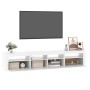 TV-Möbel mit LED-Lichtern weiß 210x35x40 cm von vidaXL, TV-Möbel - Ref: Foro24-3152730, Preis: 158,99 €, Rabatt: %