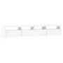 TV-Möbel mit LED-Lichtern weiß 210x35x40 cm von vidaXL, TV-Möbel - Ref: Foro24-3152730, Preis: 168,66 €, Rabatt: %