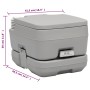 Toilet set with sink and portable water tank for camping by vidaXL, Camping and hiking - Ref: Foro24-3154912, Price: 401,67 €...