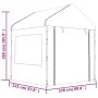 Pavillon mit weißem Polyethylendach 13,38 x 2,28 x 2,69 m von vidaXL, Zelte und Pavillons - Ref: Foro24-3155482, Preis: 513,1...