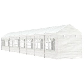 Pavillon mit weißem Polyethylendach 17,84 x 2,28 x 2,69 m von vidaXL, Zelte und Pavillons - Ref: Foro24-3155484, Preis: 711,4...