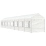 Pavillon mit weißem Polyethylendach 17,84 x 2,28 x 2,69 m von vidaXL, Zelte und Pavillons - Ref: Foro24-3155484, Preis: 711,4...