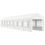 Pavillon mit weißem Polyethylendach 17,84 x 2,28 x 2,69 m von vidaXL, Zelte und Pavillons - Ref: Foro24-3155484, Preis: 700,3...