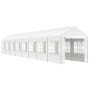 Pavillon mit weißem Polyethylendach 17,84 x 2,28 x 2,69 m von vidaXL, Zelte und Pavillons - Ref: Foro24-3155484, Preis: 711,4...