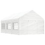 Pavillon mit weißem Polyethylendach 6,69 x 4,08 x 3,22 m von vidaXL, Zelte und Pavillons - Ref: Foro24-3155487, Preis: 461,29...