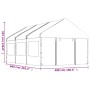 Gazebo with white polyethylene roof 6.69x4.08x3.22 m by vidaXL, Tents and gazebos - Ref: Foro24-3155487, Price: 433,52 €, Dis...