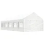 Pavillon mit weißem Polyethylendach 11,15 x 4,08 x 3,22 m von vidaXL, Zelte und Pavillons - Ref: Foro24-3155489, Preis: 700,6...