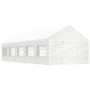 Pavillon mit weißem Polyethylendach 11,15 x 4,08 x 3,22 m von vidaXL, Zelte und Pavillons - Ref: Foro24-3155489, Preis: 713,4...