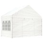 Gazebo with white polyethylene roof 11.15x4.08x3.22 m by vidaXL, Tents and gazebos - Ref: Foro24-3155489, Price: 679,29 €, Di...