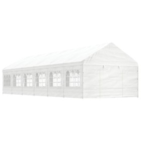 Pavillon mit weißem Polyethylendach 13,38 x 4,08 x 3,22 m von vidaXL, Zelte und Pavillons - Ref: Foro24-3155490, Preis: 839,5...
