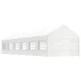 Pavillon mit weißem Polyethylendach 13,38 x 4,08 x 3,22 m von vidaXL, Zelte und Pavillons - Ref: Foro24-3155490, Preis: 838,0...