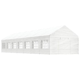Pavillon mit weißem Polyethylendach 15,61 x 4,08 x 3,22 m von vidaXL, Zelte und Pavillons - Ref: Foro24-3155491, Preis: 1,00 ...