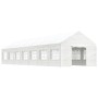 Pavillon mit weißem Polyethylendach 15,61 x 4,08 x 3,22 m von vidaXL, Zelte und Pavillons - Ref: Foro24-3155491, Preis: 1,00 ...