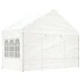Pavillon mit weißem Polyethylendach 13,38 x 4,08 x 3,22 m von vidaXL, Zelte und Pavillons - Ref: Foro24-3155490, Preis: 838,0...