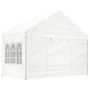 Gazebo with white polyethylene roof 15.61x4.08x3.22 m by vidaXL, Tents and gazebos - Ref: Foro24-3155491, Price: 1,00 €, Disc...