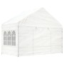 Pavillon mit weißem Polyethylendach 15,61 x 4,08 x 3,22 m von vidaXL, Zelte und Pavillons - Ref: Foro24-3155491, Preis: 1,00 ...